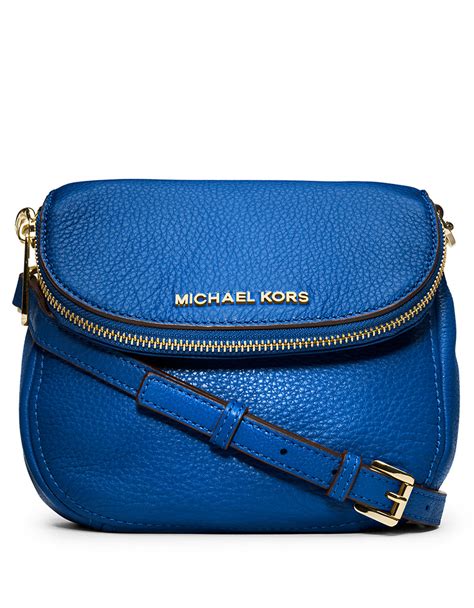 blue leather michael kors bags|michael kors blue crossbody bag.